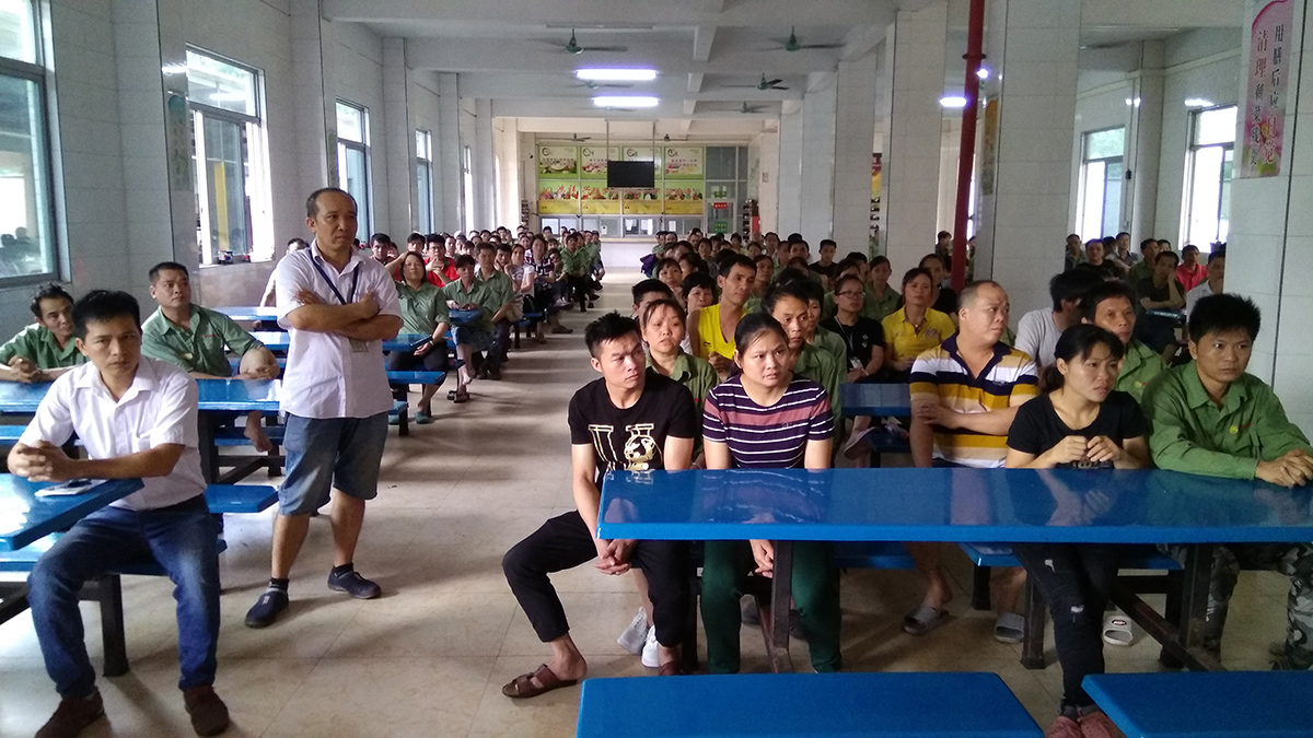 2019-06-28羅翔鋁業有限公司開展消防演練(有專家從旁指導)